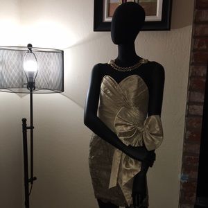 Vintage Pilar Rossi for Neiman Marcus Strapless Mini Dress